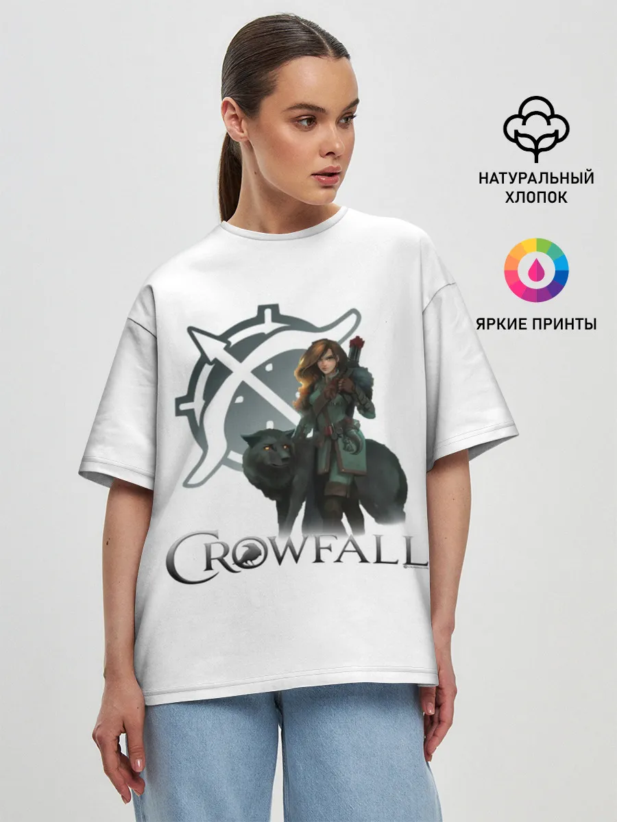 Женская футболка оверсайз / Crowfall | Ranger