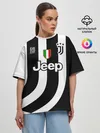 Женская футболка оверсайз / JUVENTUS