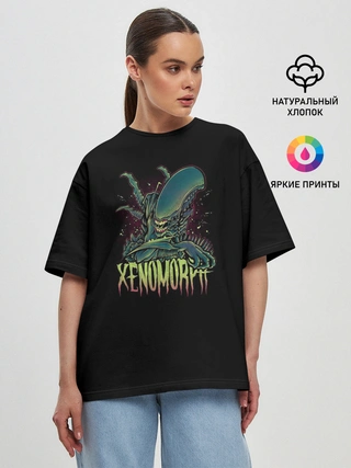 Женская футболка оверсайз / XENOMORPH