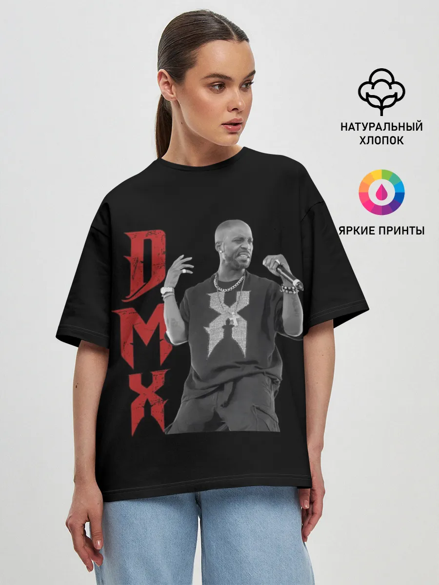 Женская футболка оверсайз / DMX | Earl Simmons