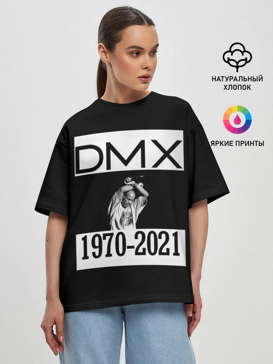 Женская футболка оверсайз / DMX 1970-2021