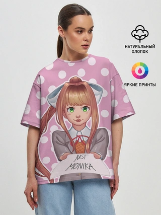 Женская футболка оверсайз / Monika Pop Art