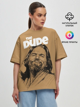 Женская футболка оверсайз / The Big Lebowski (Dude)