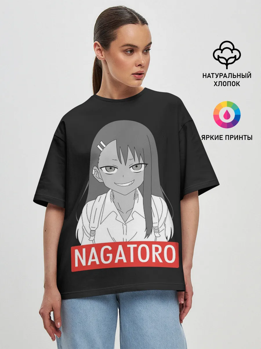 Женская футболка оверсайз / Miss Nagatoro