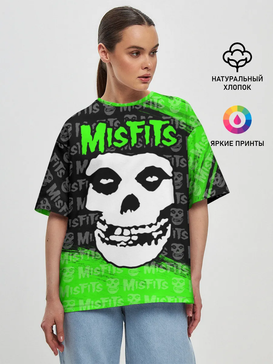 Женская футболка оверсайз / MISFITS [3]