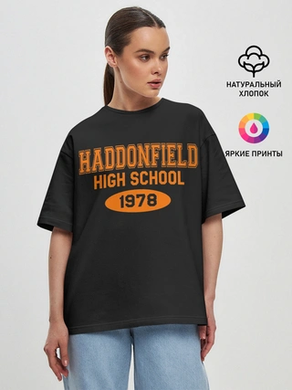 Женская футболка оверсайз / Haddonfield High School 1978