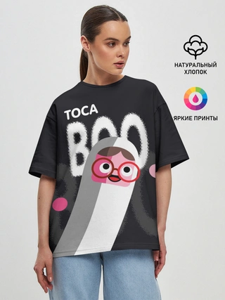 Женская футболка оверсайз / Toca Boo