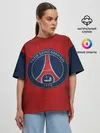 Женская футболка оверсайз / Paris Saint-Germain