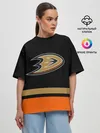 Женская футболка оверсайз / Anaheim Ducks | Анахайм Дакс