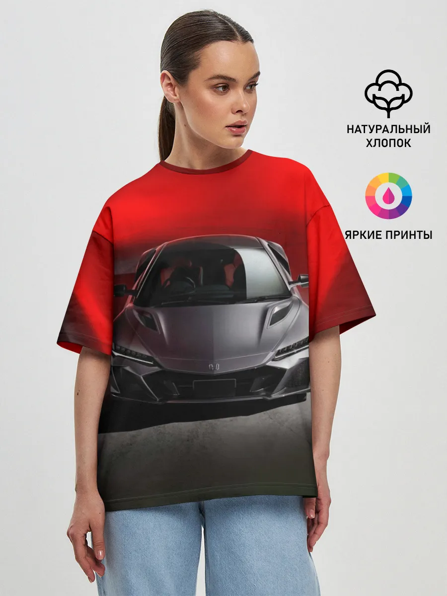 Женская футболка оверсайз / HONDA NSX