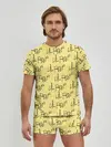 Мужские трусы с футболкой / LiL PEEP Pattern