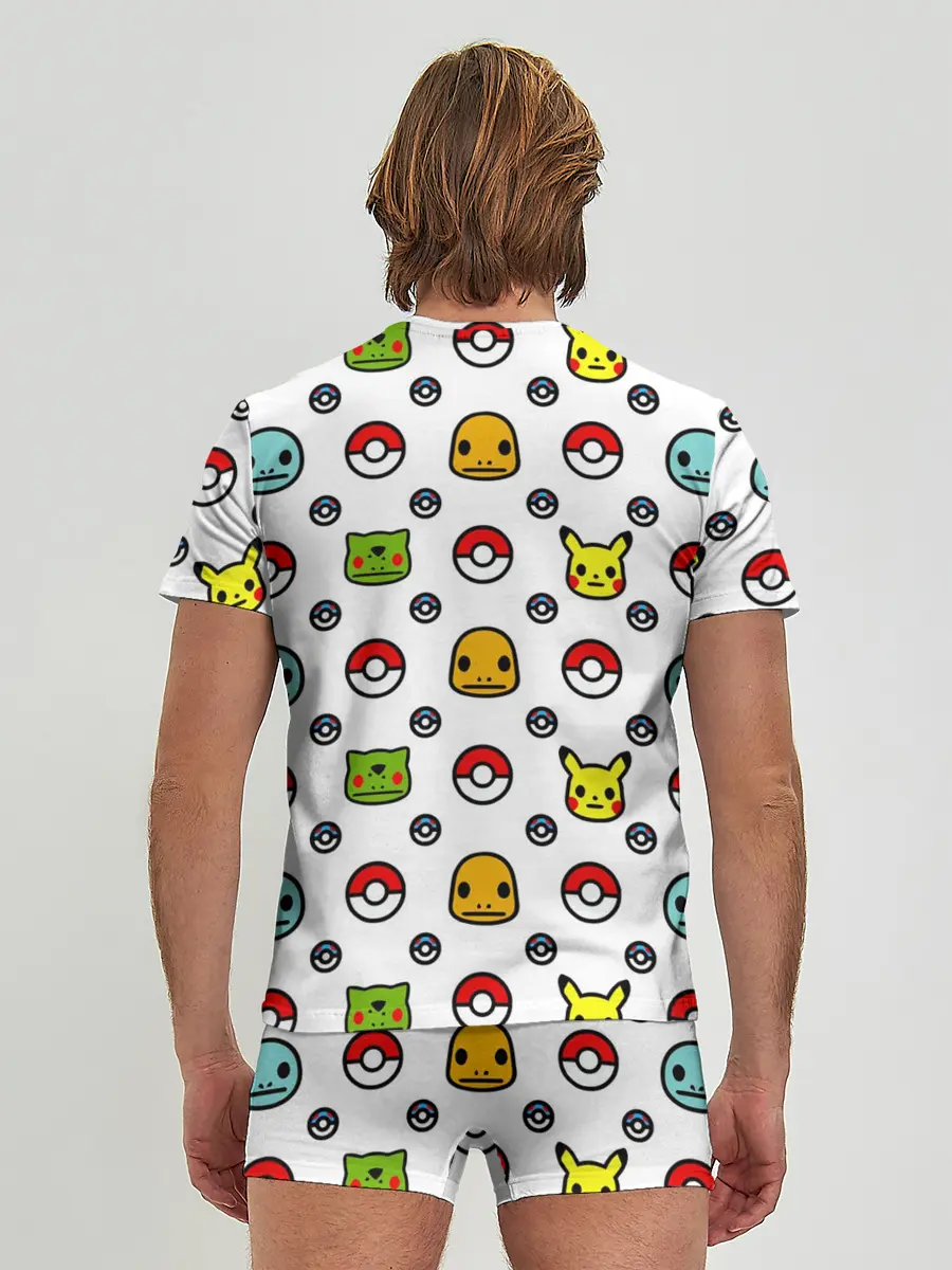 Мужские трусы с футболкой / POKEMON / ПОКЕМОНЫ