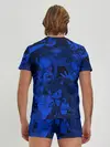 Мужские трусы с футболкой / SONIC BLUE PATTERN | СИНИЙ ЁЖ