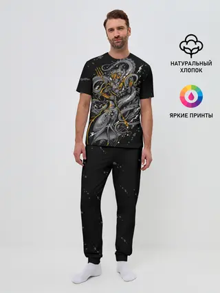 Мужская пижама с брюками / Сражение Зевса