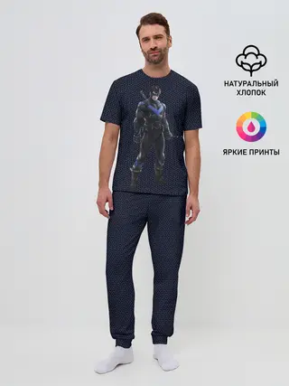 Мужская пижама с брюками / Nightwing