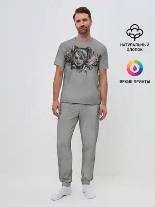 Мужская пижама с брюками / Harley Quinn