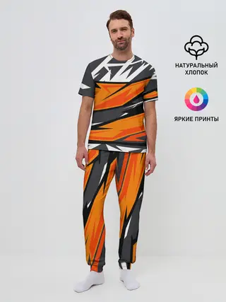 Мужская пижама с брюками / corner camouflage