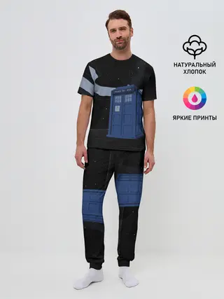 Мужская пижама с брюками / ТАРДИС