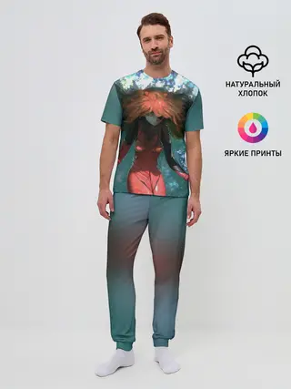Мужская пижама с брюками / Rei Ayanami