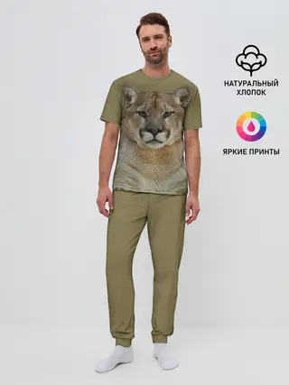 Мужская пижама с брюками / Пума