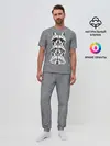 Мужская пижама с брюками / Еноты