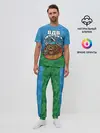 Мужская пижама с брюками / ВДВ медведь