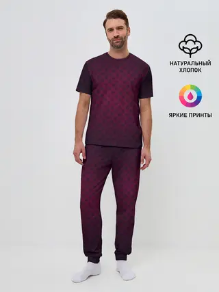 Мужская пижама с брюками / Звёзды