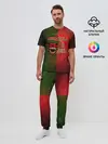 Мужская пижама с брюками / Локомотив