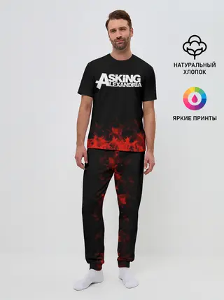 Мужская пижама с брюками / Asking Alexandria