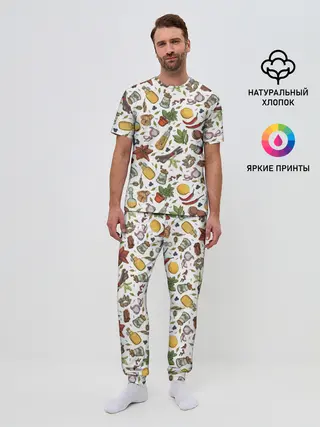 Мужская пижама с брюками / Шеф 2