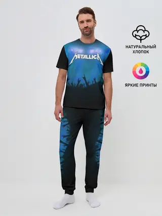 Мужская пижама с брюками / Metallica