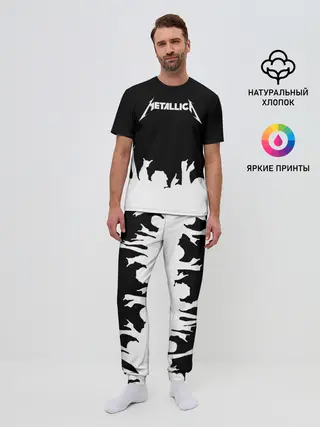 Мужская пижама с брюками / Metallica