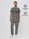 Мужская пижама с брюками / 228 пистолеты