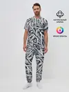 Мужская пижама с брюками / Каллиграфия