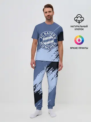 Мужская пижама с брюками / FC Bayern Munchen style