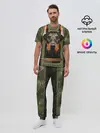 Мужская пижама с брюками / Дикий доберман