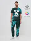 Мужская пижама с брюками / Павел в стиле Minecraft