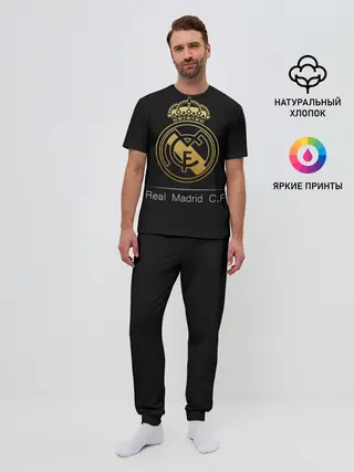 Мужская пижама с брюками / Real Gold Edition