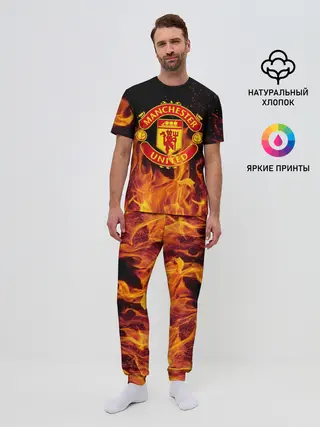 Мужская пижама с брюками / FC Manchester United