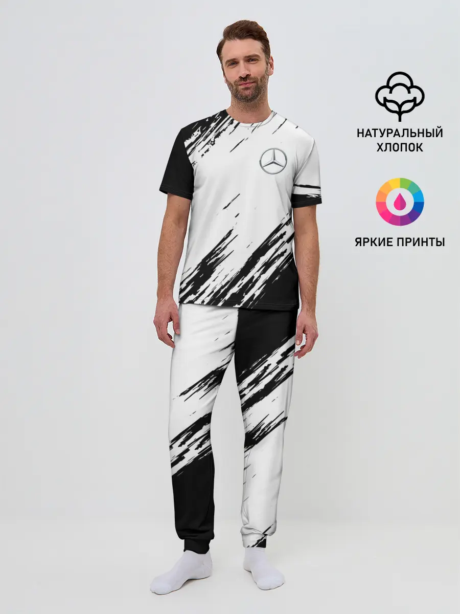 Мужская пижама с брюками / MERCEDES BENZ SPORT