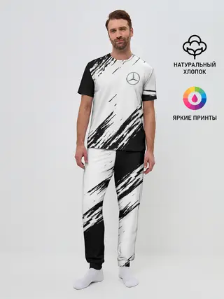 Мужская пижама с брюками / MERCEDES BENZ SPORT