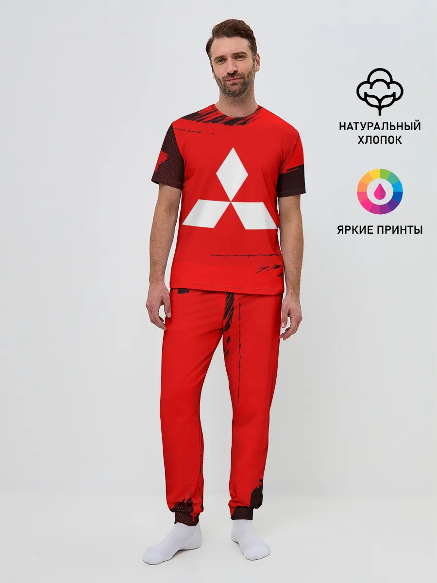 Мужская пижама с брюками / Mitsubishi SPORT