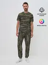 Мужская пижама с брюками / Именной камуфляж. Артём