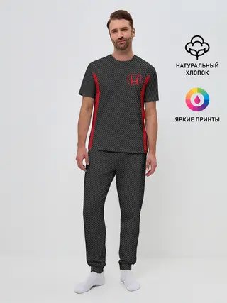 Мужская пижама с брюками / HONDA SPORT
