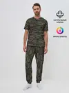 Мужская пижама с брюками / Именной камуфляж. Сергей