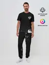 Мужская пижама с брюками / Russia black collection
