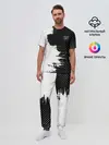 Мужская пижама с брюками / Arsenal uniform black 2018
