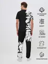 Мужская пижама с брюками / Russia Black&White Style