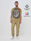 Мужская пижама с брюками / Лев