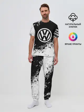 Мужская пижама с брюками / Volkswagen abstract sport